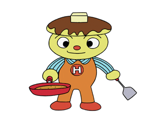 Gif animé Chandeleur crêpes marionette